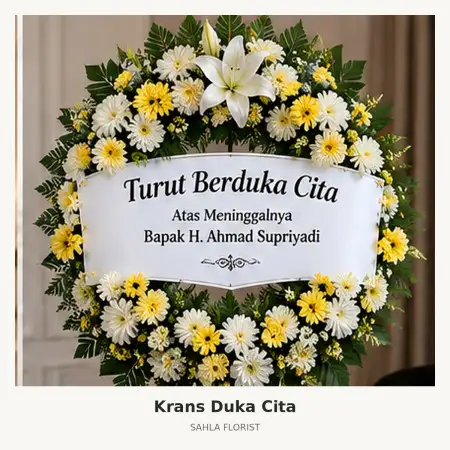 Krans Bunga Duka Parung